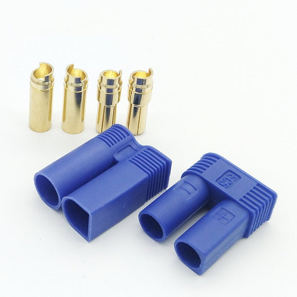 100A High Current Gold Plating EC5 Connector EC5 Socket EC5 Plug For RC ESC LIPO Battery 1set