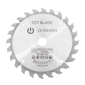 Effetool 165mm 24 Teeth Circular Saw Blade Tungsten Steel Saw Blade