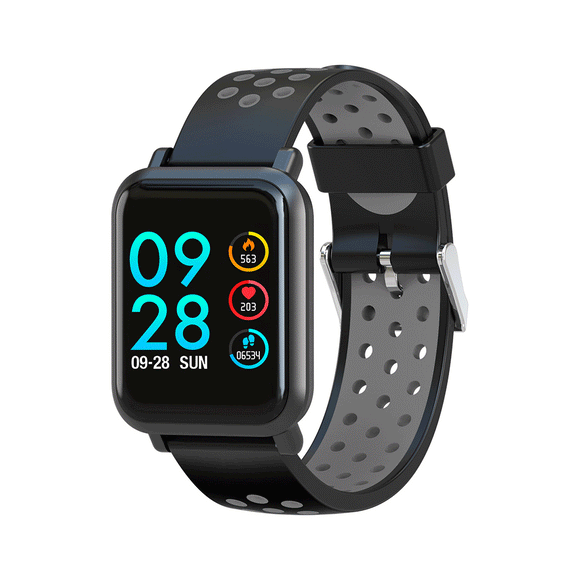 XANES SN60Plus 1.22'' IPS Color Screen Waterproof Smart Watch Blood Pressure Fitness Sport Bracelet