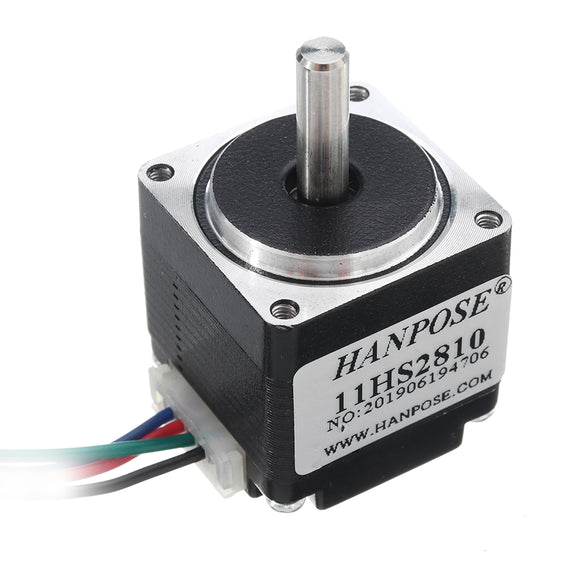 HANPOSE 11HS2810 28mm Nema 11 Stepper Motor 28BYGH28 1A 0.08N.m 4-lead for CNC Router