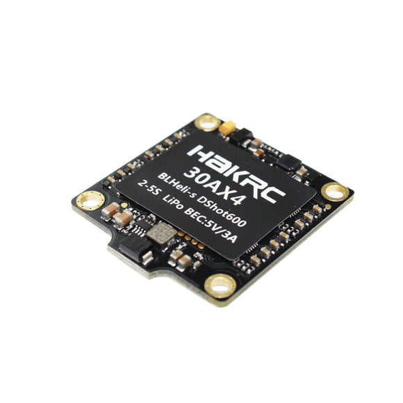Hakrc 30A 30amp 4 In 1 ESC BLHeli_S BB2 2-5S Dshot600 Built-in 5V 3A BEC For RC Drone FPV Racing