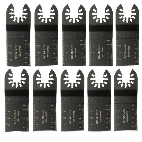 10pcs 35mm High Carbon Steel Saw Blades for Bosch Fein Porter Black and Decker Oscillating Multi Too