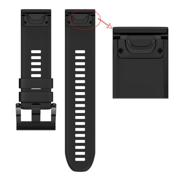 22mm Silicone Replacement Strap Watch Band for Garmin Fenix 5/Forerunner 935