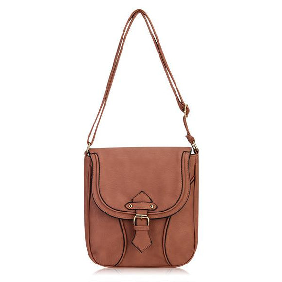 Women Vintage Messenger Bags Girls Casual Shoulder Bags Belt Crossbody Bags Small Bags