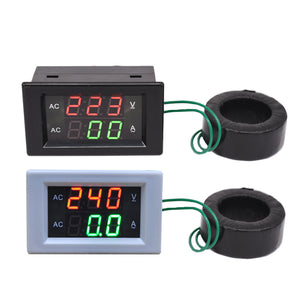 AC220V/500V 10-500A Three-phase Digital Display Voltmeter Ammeter LED Dual Display Meter