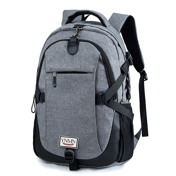Men Polyester Cool Travel Leisure Bsiness Backpack Laptop Bag Daypack
