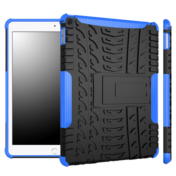 Heavy Duty Heat Dissipation Kickstand Textured Case For iPad Air 2/iPad 6