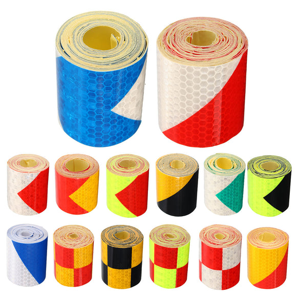 3m x 50mm Stripe Safety Reflective Self Adhesive Warning Tape Sticker