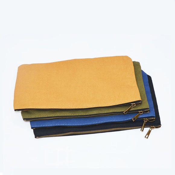 AUG Heavy Duty Multi-purpose Canvas Zipper Tool Pouches Bag Organize Storage Bag