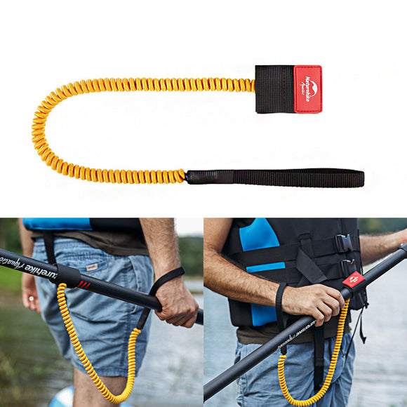 Naturehike NH18J009-B 66cm SUP Paddle Surfboard Anti-lost Rope Elastic Lanyard Strap Leash Kayak Boat Canoe