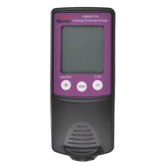 CM8801FN 2 in 1 Fe/NFe Handheld Coating Thickness Gauge Painting Thickness Measurement Film Thicknes
