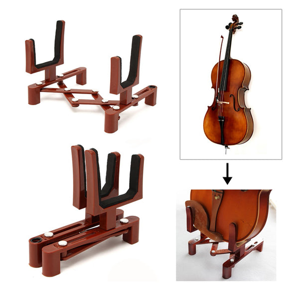 Foldable Violin Viola Ukulele Instrument Steady Stand Shelf Bracket Holder