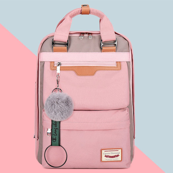 Women Large Capacity Waterproof Fashion Backpack Outdoor School Travel Bag
