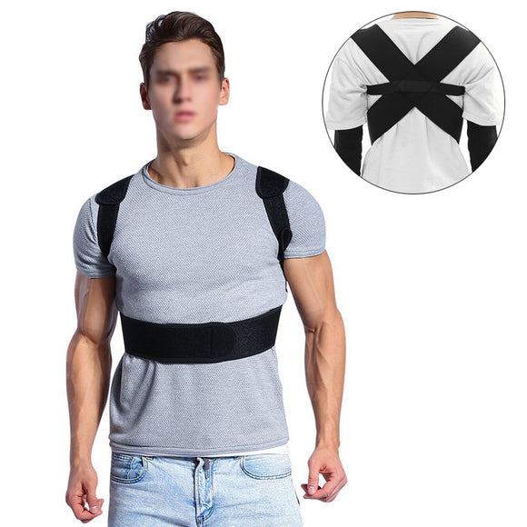 Back Posture Corrector Adjustable Protection Back Shoulder Posture Pain Relief Back Support