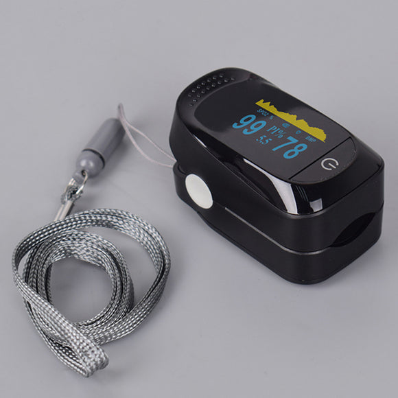 Portable Finger Clip Oximeter OLED NM Infrared Finger Pulse Oximetry Monitor PI Sleep Monitoring Heart Rate Detector