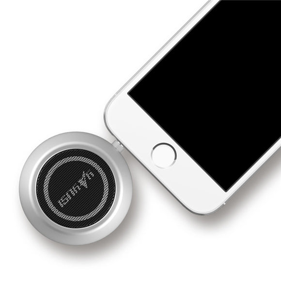 yAyusi A5 Mini Portable 3.5mm Plug Stereo Speaker External Amplifier
