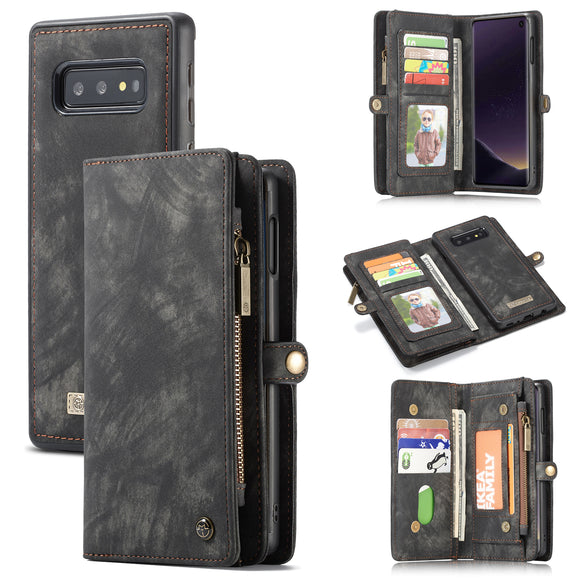 CaseMe Magnetic Detachable Wallet Protective Case For Samsung Galaxy S10e