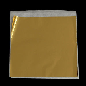 100pcs 9.5x8.5cm Gold Foil Paper Gold Leaf Foil Sheets