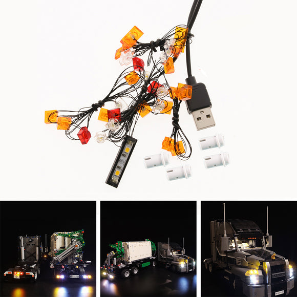 DIY LED Light String Kit For Lego 42078 Technic Series the Mack Truck Set Kit