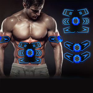 EMS Muscle Training Gear Stimulator ABS Waist Fit Abdominal Body Exercise Trainer Belt