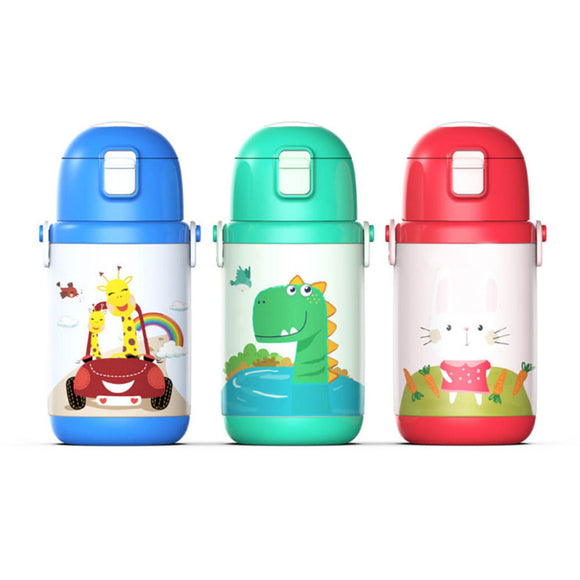 XIAOMI Elf Bird Children's Smart Bottle 400ml Vacuum Flasks Thermosese Bottles Drinking Water Record