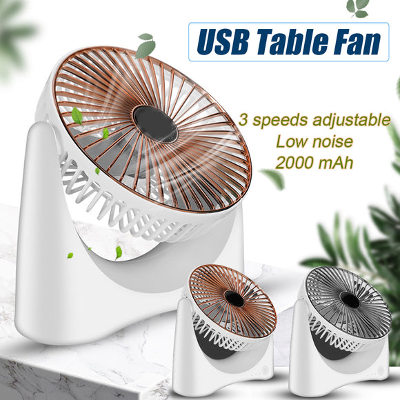 KCASA 210 Rotation Air Circulation Fan Mute Desktop Fans Cooler Atmosphere Convection Ventilation Electric Fan for Home Office