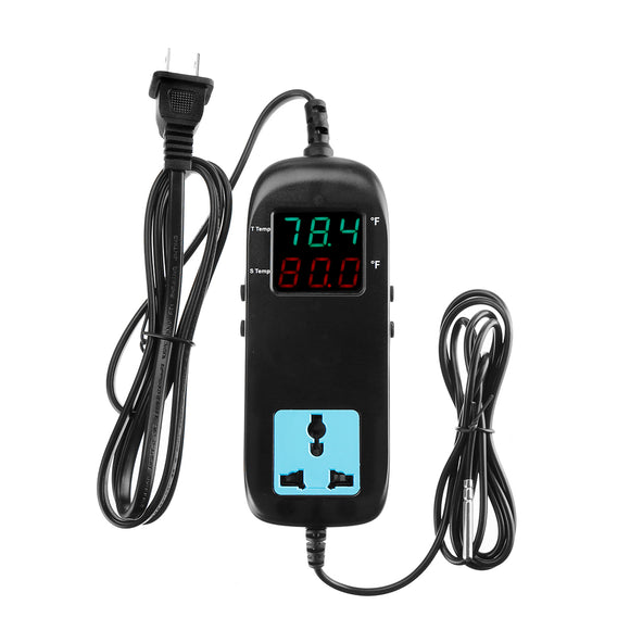 MH2000 AC 90-250V 10A LED Digital Temperature Controller Socket Thermostat