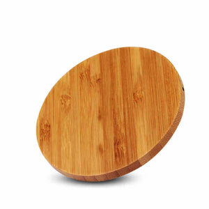 Qi Wireless Charger Charging Slim Wood Pad Mat For Samsung Qi Enabled Phones