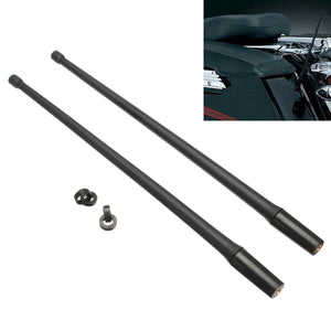 2pcs 13inch Rubber Antenna Masts For Harley Davidson 1985-2013 Touring Models