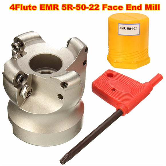 EMR 5R-50-22 4 Flutes Face End Mill Cutter CNC Milling Cutter For Flat Cutting