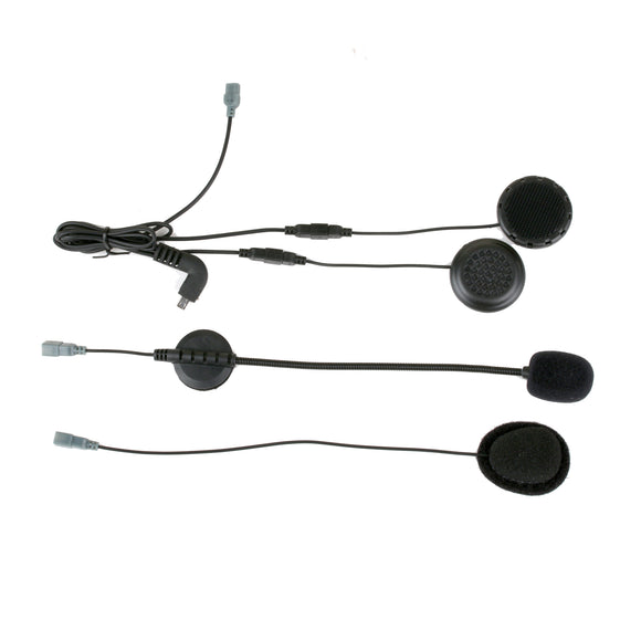 Microphone & Headset For EJEAS E6 Interphone Helmet Intercom