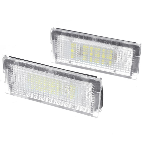 2PCS LED License Plate Light For BMW 3 Series 325i 328i 318 320 E46 2D M3 Facelift