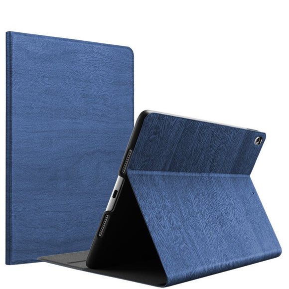 Wood Grain Pattern Smart Sleep Kickstand Case For iPad Pro 10.5 2017