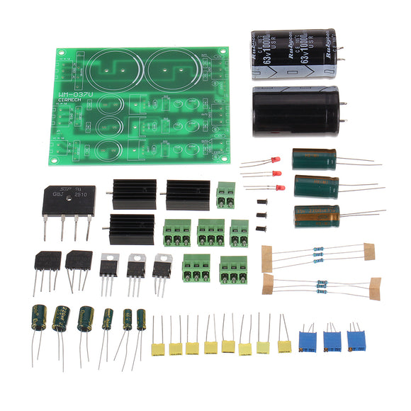 DIY Rectifier Filter Power Board Kit LM317 LM337 Multi-channel Adjustable Rectifier Regulator Filter Power Module for Amplifiers