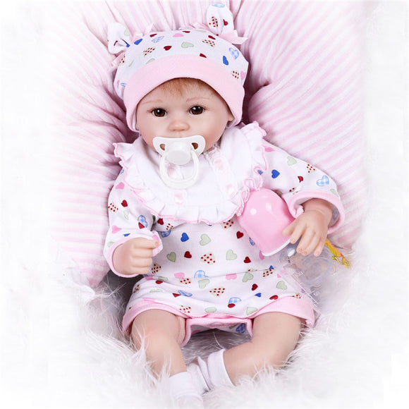 NPKDOLL 12.6 42cm Handmade Baby Lifelike Doll Newborn Reborn Toy