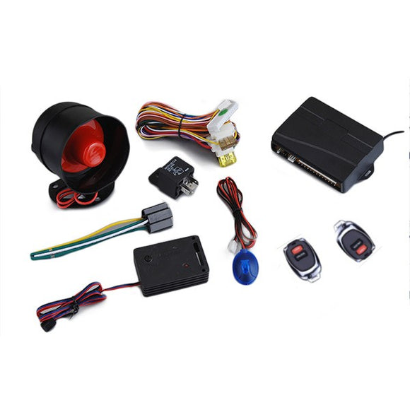 AW010 JP-D68 433.92MHz Car Sercurity Alarm System with 2 Pcs Remotes