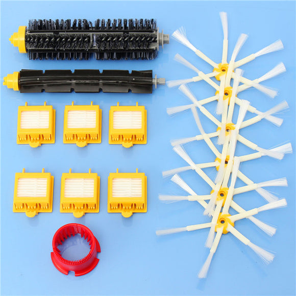 15pcs Filters and Brushes Kit Vacuum Parts for iRobot Roomba 700 Series