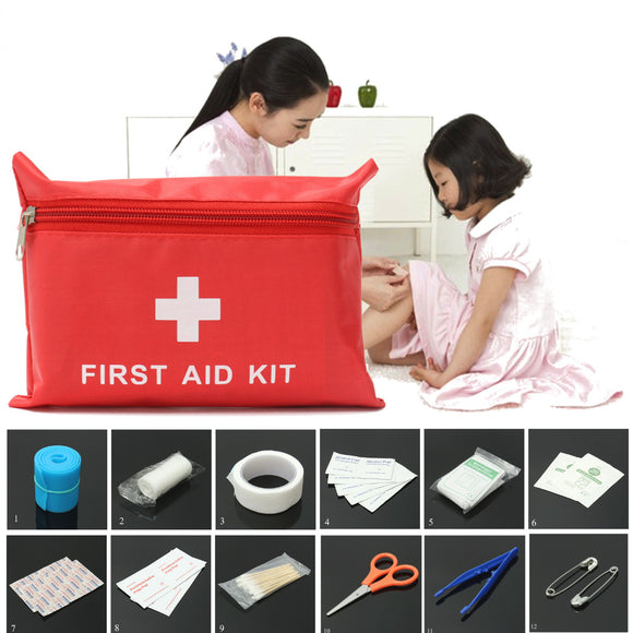 Emergency Survival First Aid Kit Treatment Pack Outdoor Sport Rescue Medical Bag