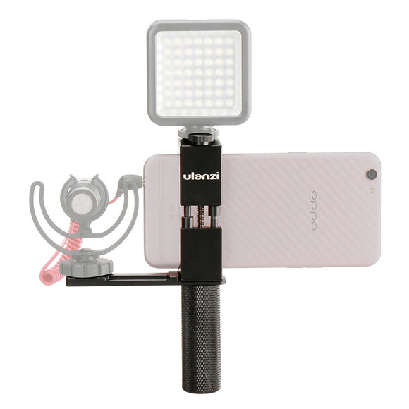 Ulanzi PT-1 Aluminium Microphone Cold Shoe Extension Bracket Adapter Mounting Stand with 1/4 Thread
