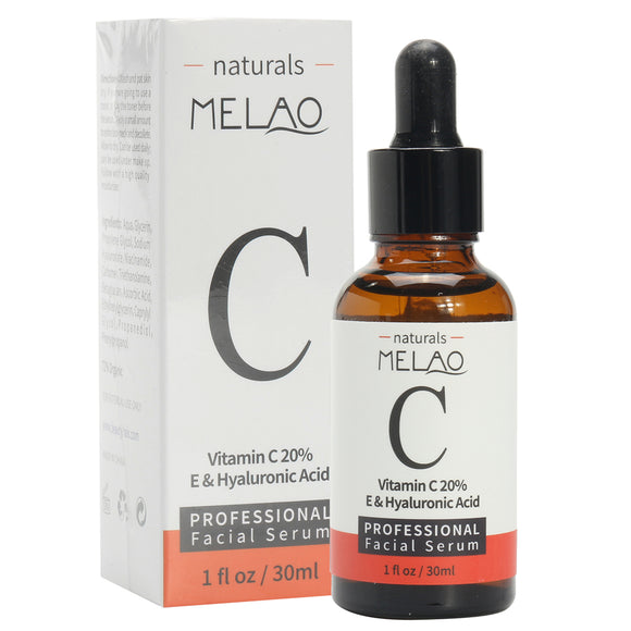 Melao Vitamin C E Hyaluronic Acid Serum Essence Youthful Skin Care Smoother Anti Aging Wrinkle