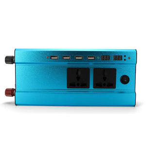 1000W/500W 4USB Interface Solar Power Inverter 12V/24V DC to 220V AC Converter Charger