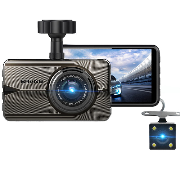 3.0 Inch Car Dash Cam HD Dual Lens 170 degree Car DVR Video Camera Recorder Rear View Mirror Monitor