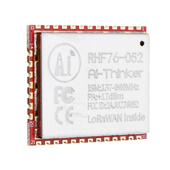 SX1276 Wireless LoRa Module RHF76-052 LoRaWAN Node Module Integrated STM32 Low Power  433/470/868/915MHz