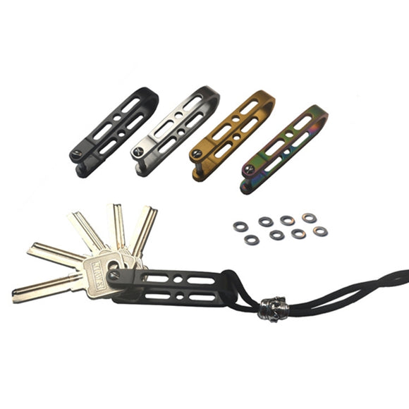 AOTDDOR E2215 Stainless Steel U-type Key Holders EDC Tools - 4 Colors