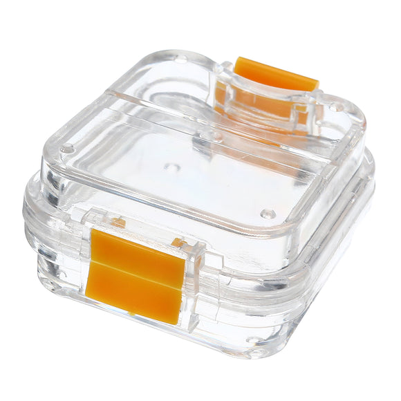 Mini Durable Convenient Plastic Denture Retainer Box Fully Protect The Stability And Shape