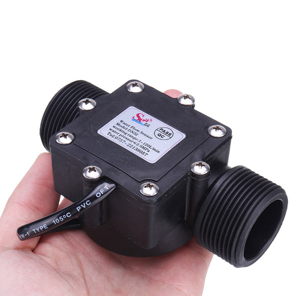 G1-1/4 1.25 Water Flow Hall Sensor Switch Meter Flowmeter Counter 1-120L/min