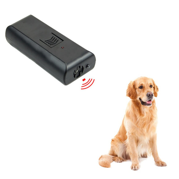 Pet Dog Repeller Training LED Portable Ultrasound Dog Repeller Indoor Dog Training Animal Repeller