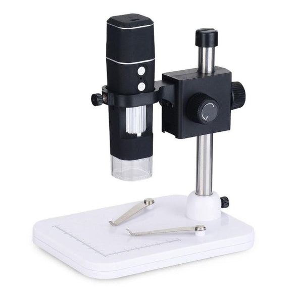 500X 8 LED Wireless Camera 2MP Wifi Digital Microscope Magnifier with Base Stand Holder