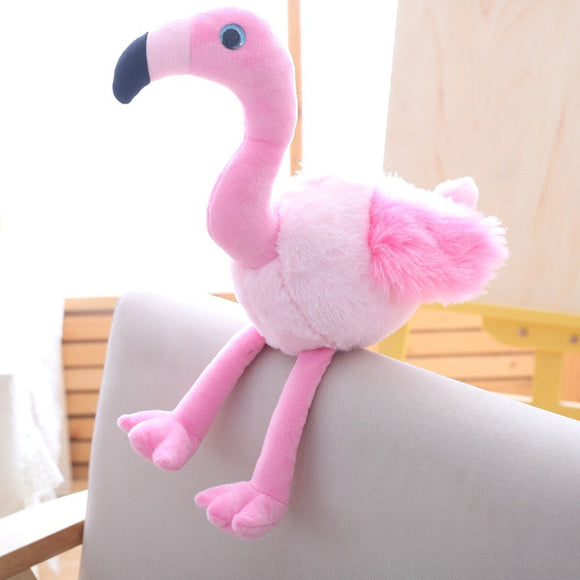 Flamingo Bird Plush Stuffed Animal Wildlife Collectible Soft Plush Doll Toy Birthday Gift For Girl