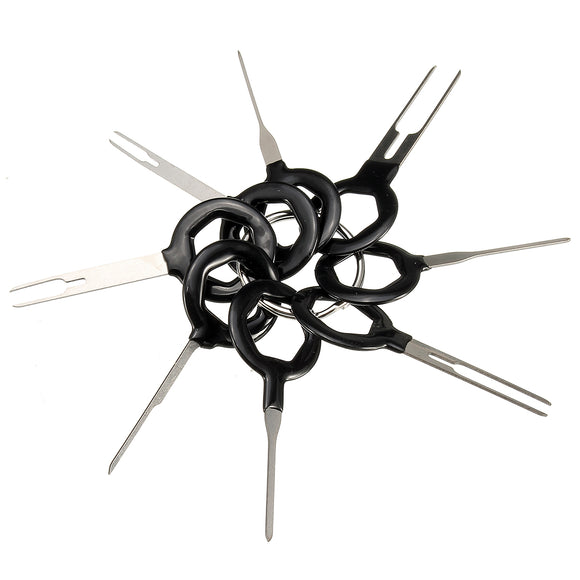 Excellway 8pcs Terminal Removal Tool Kit Wiring connector Pin Release Extractor Puller